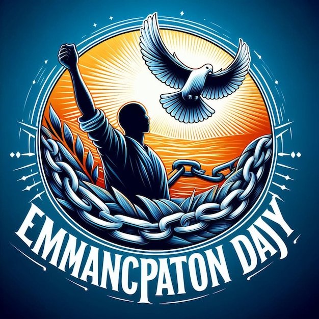 Ilustração vetorial do Dia da Emancipação