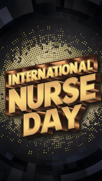 Ilustração vetorial do Dia Internacional das Enfermeiras