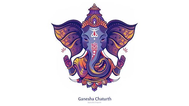 Ilustração vetorial do festival Ganesh Chaturthi da Índia