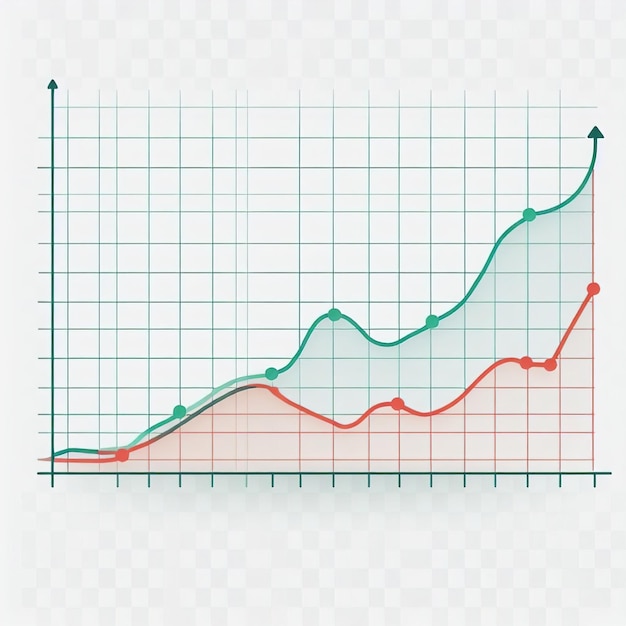 Foto ilustração vetorial do gráfico