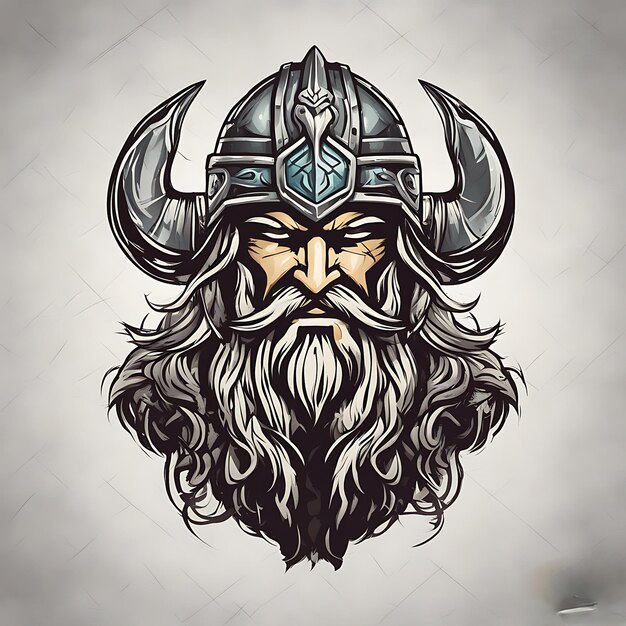 Foto ilustração vetorial viking