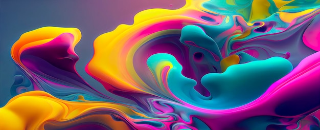 Ilustración 3D abstracta