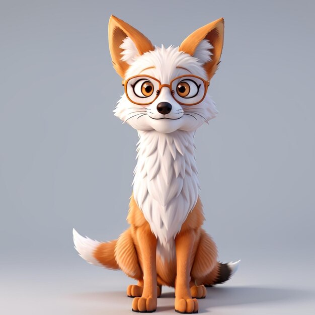 Ilustración 3D de un animal