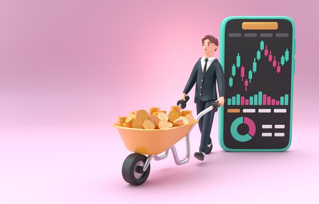 Ilustración 3D de la aplicación de inversión aislada