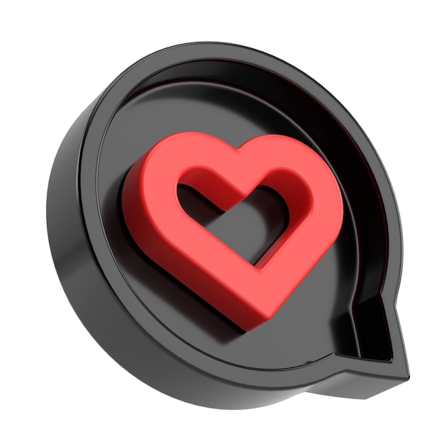 Ilustración 3D como el icono 3D