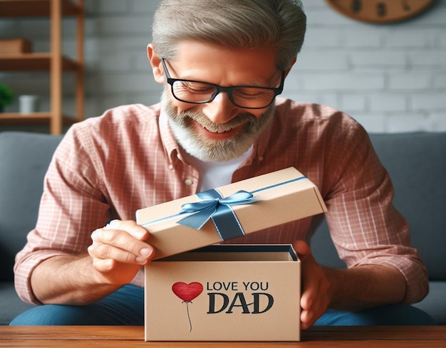 Foto esta ilustración 3d está diseñada para el feliz día del padre