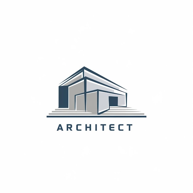 Ilustración 3D del diseño del logotipo de compra de una casa