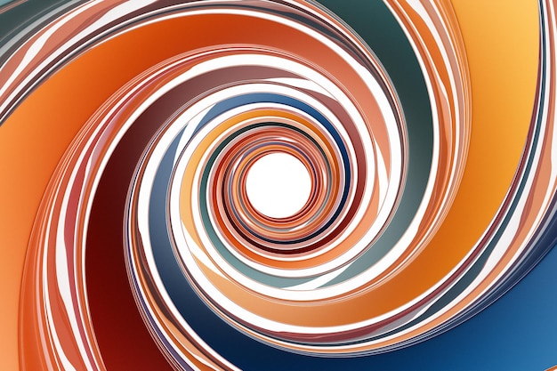 Foto ilustración 3d de un fondo abstracto colorido con círculos centelleantes e ilustración brillante hermoso fondo abstracto con efecto de giro