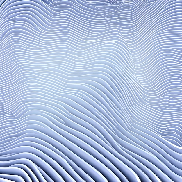 Ilustración 3d de fondo de onda blanca abstracta