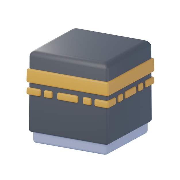 Ilustración 3D de la Kaaba