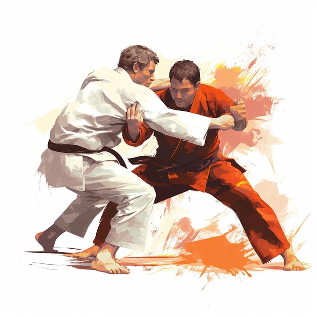 Foto ilustración 3d para karate hecha con ai generativa