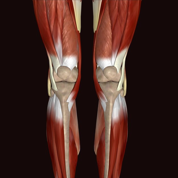 Foto una ilustración en 3d de los músculos de la pierna