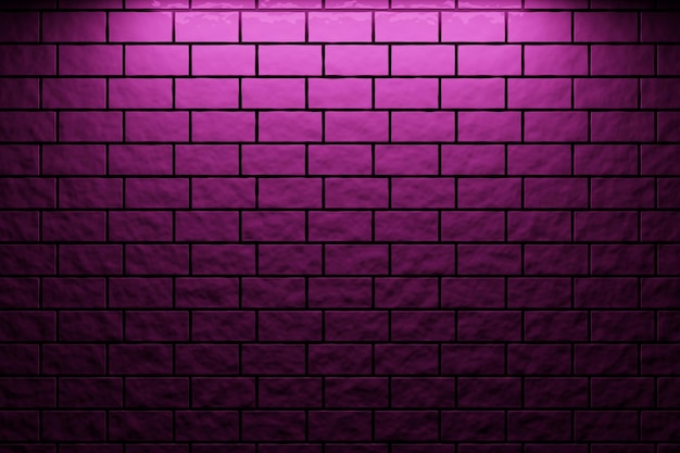 Ilustración 3D de la pared de ladrillo rosa de un edificio textura de fondo de un ladrillo