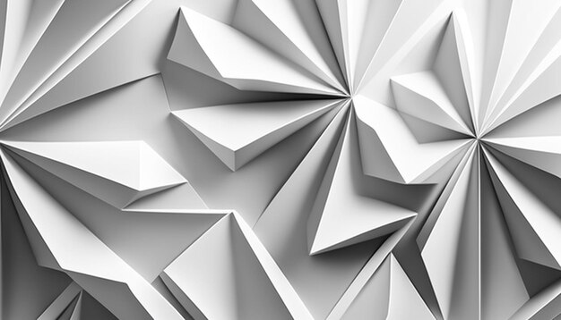 una ilustración 3D de un patrón geométrico abstracto