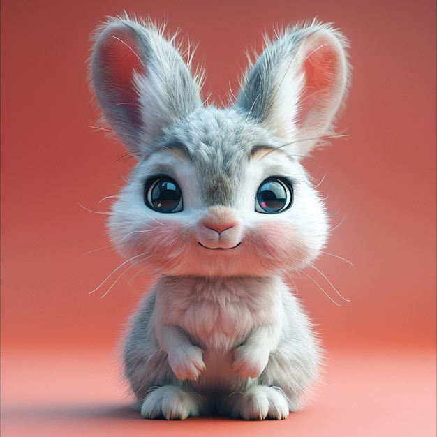 Ilustración en 3D de personajes animales