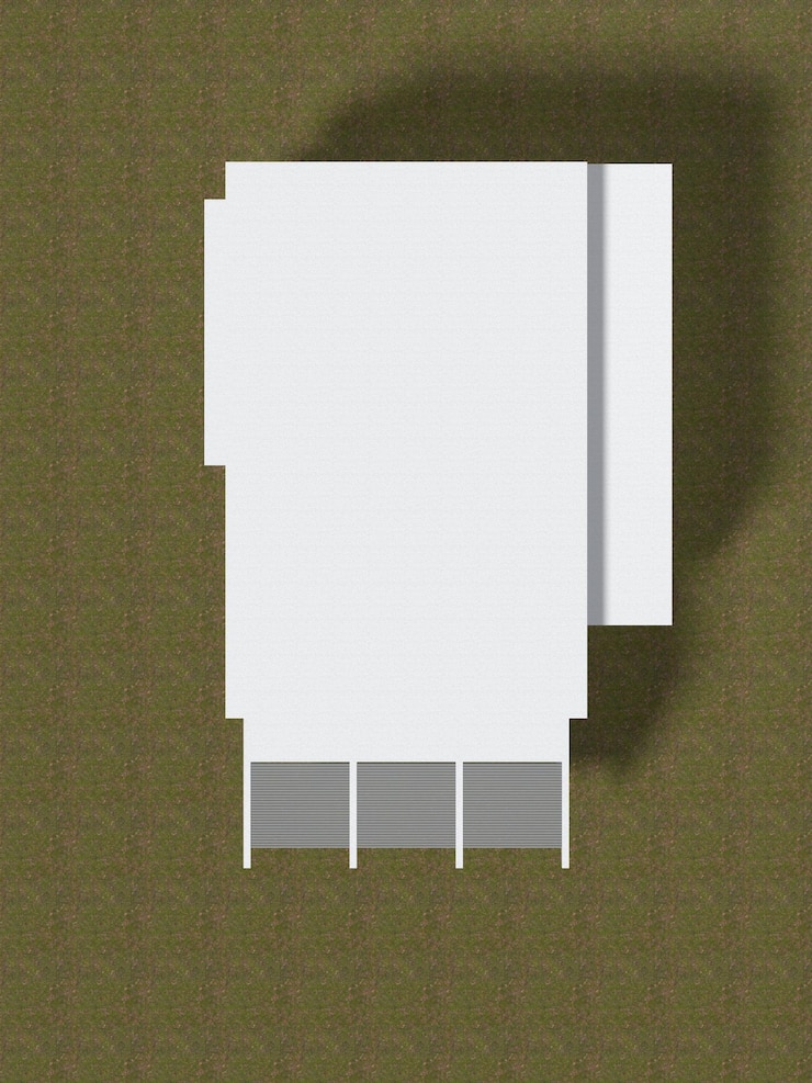 Foto ilustración en 3d del proyecto de construcción