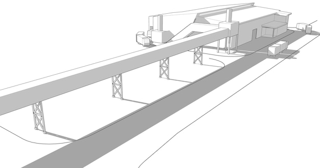 Ilustración en 3D del proyecto residencial