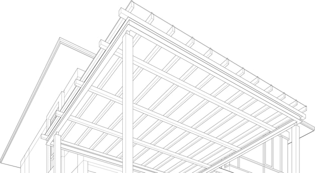 Ilustración 3D de un proyecto residencial