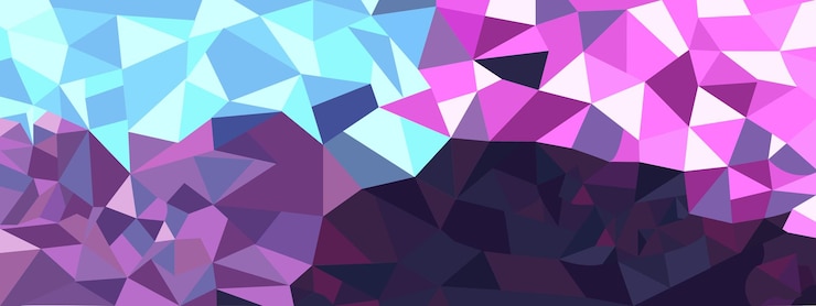 Foto una ilustración abstracta colorida de un fondo geométrico abstracto púrpura y azul