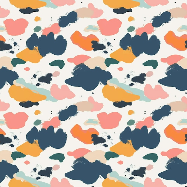 Ilustración abstracta patrón nubes diseño del cielo soñador