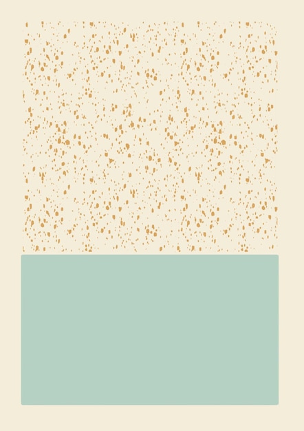 Ilustración abstracta pintada a mano. Fondo de impresión de arte minimalista. Plantilla de póster.