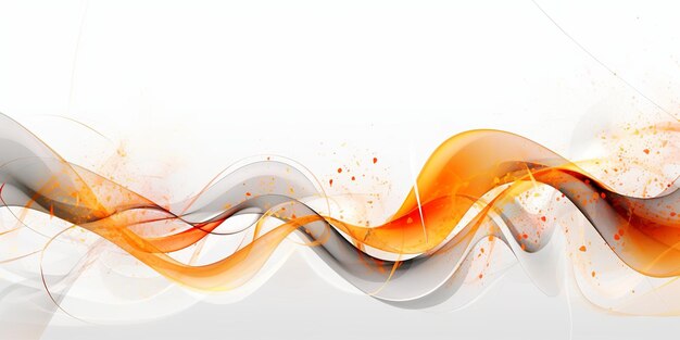 Ilustración abstracta que presenta una combinación de colores blanco y naranja que crea una composición visualmente cautivadora y dinámica que evoca una sensación de energía, vitalidad y modernidad Generative Ai
