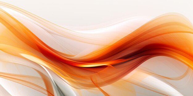 Ilustración abstracta que presenta una combinación de colores blanco y naranja que crea una composición visualmente cautivadora y dinámica que evoca una sensación de energía, vitalidad y modernidad Generative Ai