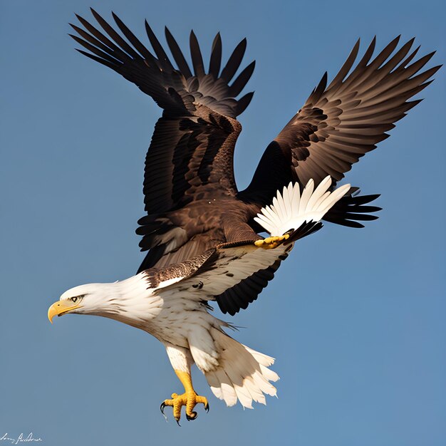 Foto ilustración del águila real