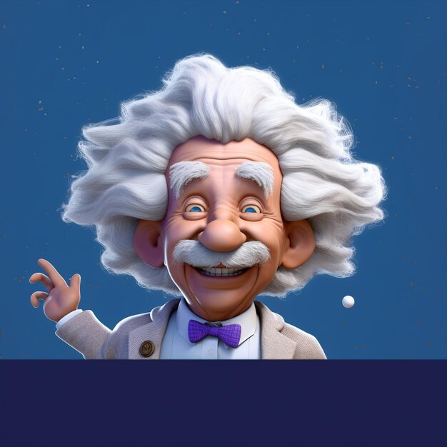 Ilustración de Albert Einstein