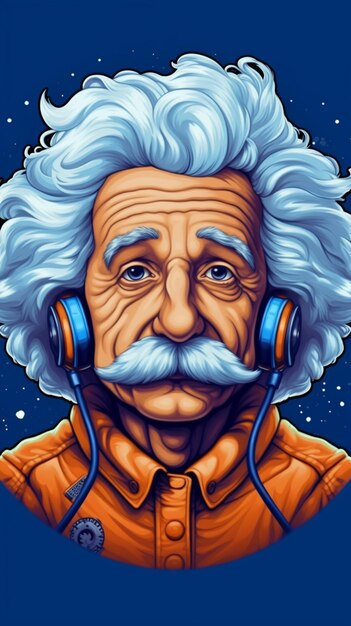 Ilustración de Albert Einstein