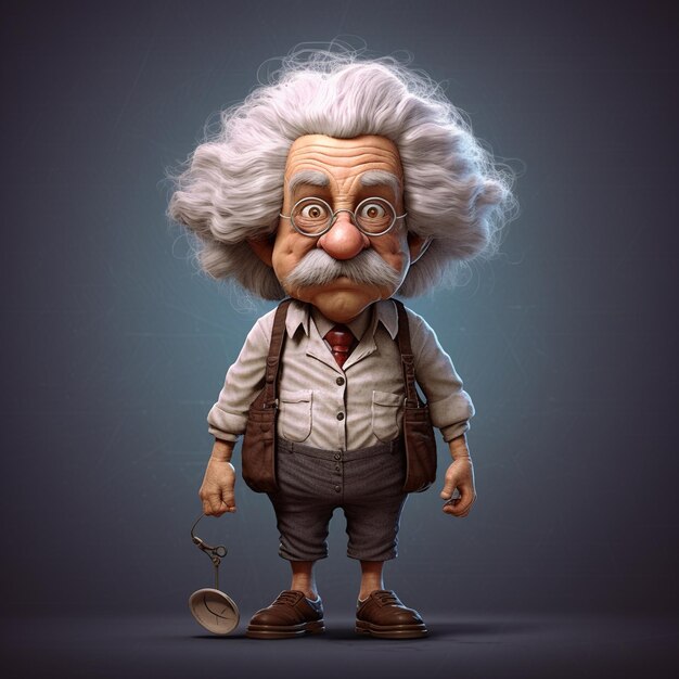 Ilustración de Albert Einstein