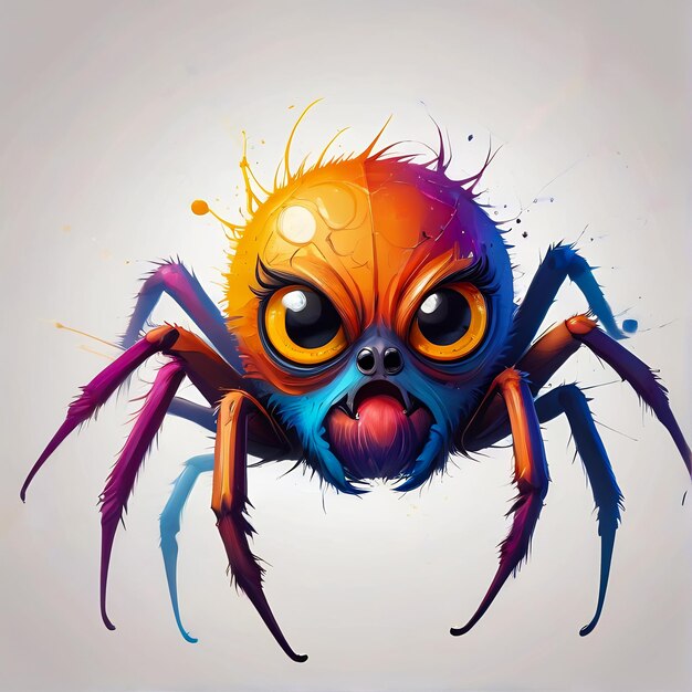 Ilustración de la araña