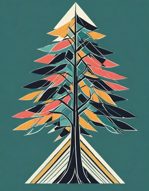 Foto ilustración del árbol de cámforo