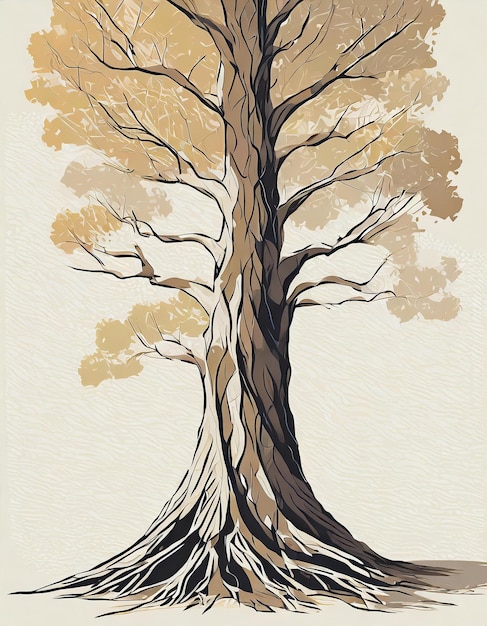 Foto ilustración del árbol de cámforo