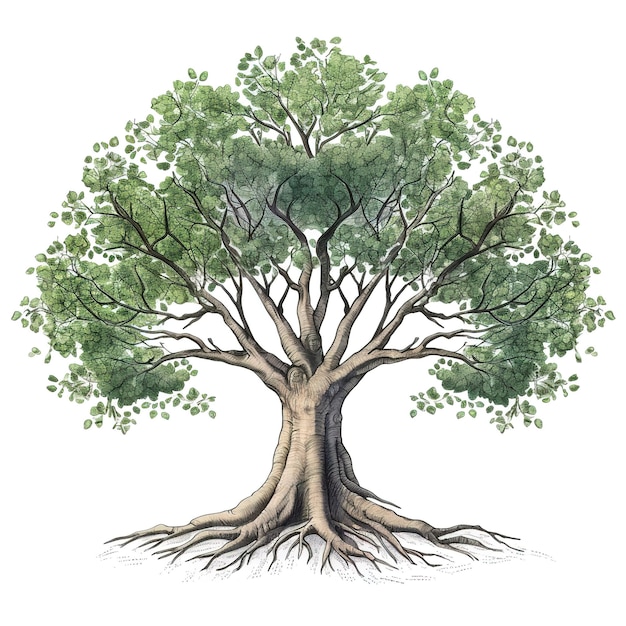 ilustración del árbol de la vida