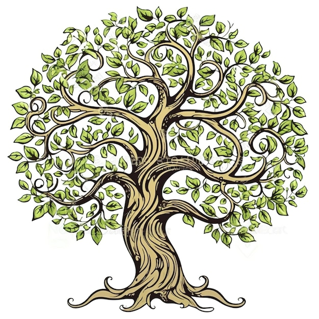 Ilustración del árbol de la vida