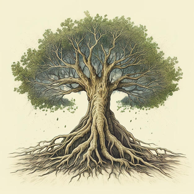 Ilustración del árbol de la vida