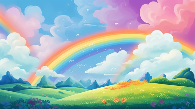 ilustración del arco iris