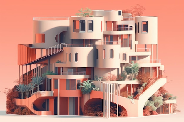 ilustración arquitectónica