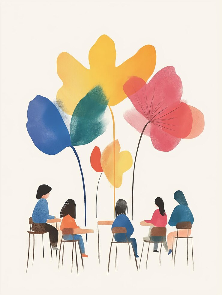 Ilustración artística diseño de obras de arte a arte diseño artístico ilustración creativa