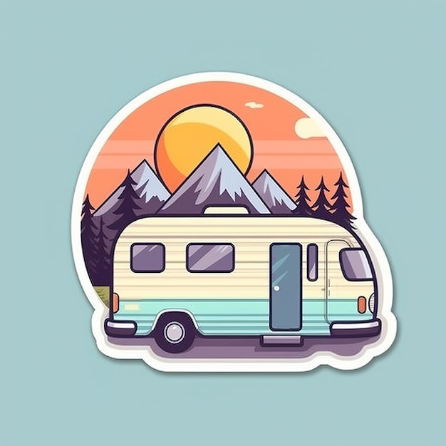 Foto ilustración de autocaravana