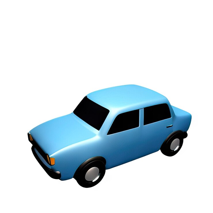 Foto ilustración de automóviles en 3d