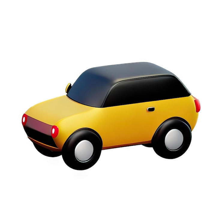Foto ilustración de automóviles en 3d