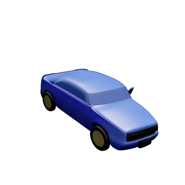 Ilustración de automóviles en 3D