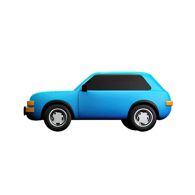 Foto ilustración de automóviles en 3d