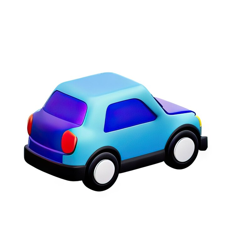 Foto ilustración de automóviles en 3d