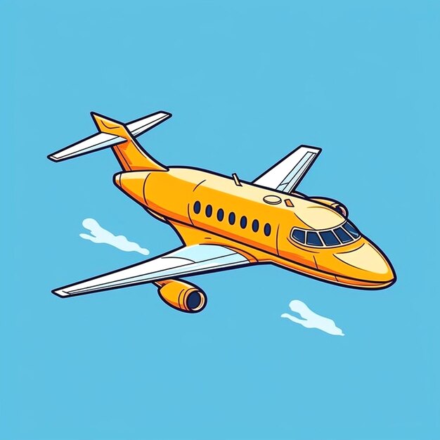 ilustración de avión