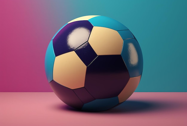 Una ilustración de un balón de fútbol