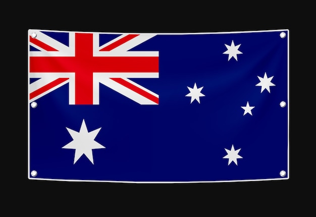 ilustración de la bandera de australia