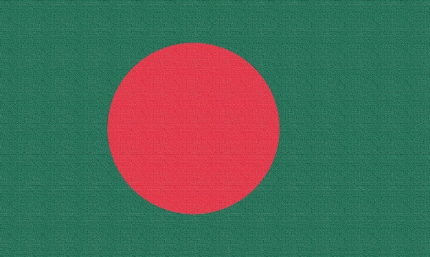 Ilustración de la bandera nacional de Bangladesh